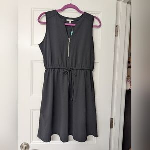 Maurices Charcoal Sleeveless Midi Dress